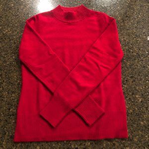 Investments Cashmere Mockneck Sweater in Red